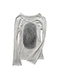 The Identity Trace Graphic Long-Sleeve Tee front view