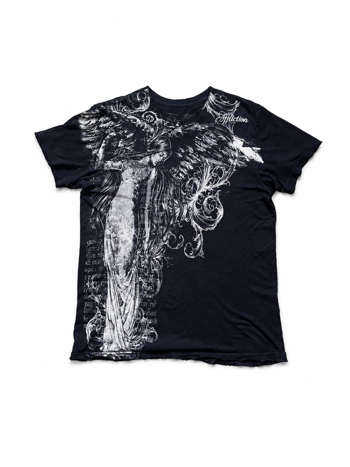 The Cathedral Wing Graphic Tee front white background