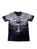 The Winged Relic Skull Tee front white background