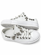 The Ivory Crest Cross Low-Tops