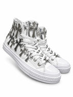 The Silver Mosaic Cross High-Tops