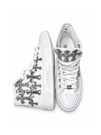 The Silver Mosaic Cross High-Tops