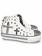 The Ivory Nightspike Studded High-Tops