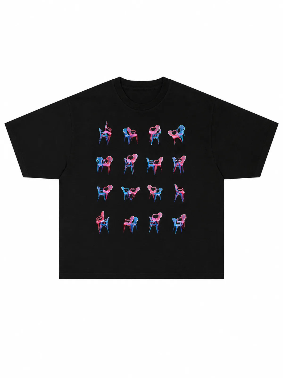 The Chair Parody Boxy Graphic Tee