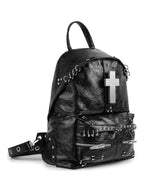 The Cracked Leather Cross Backpack