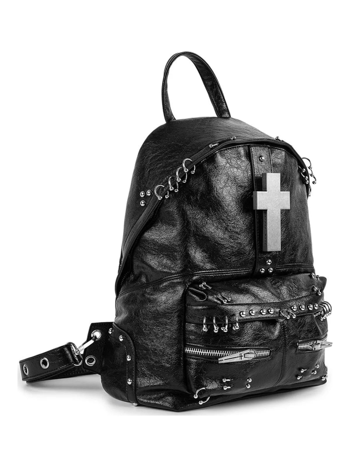The Cracked Leather Cross Backpack