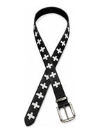 The Gothic Cross Leather Belt