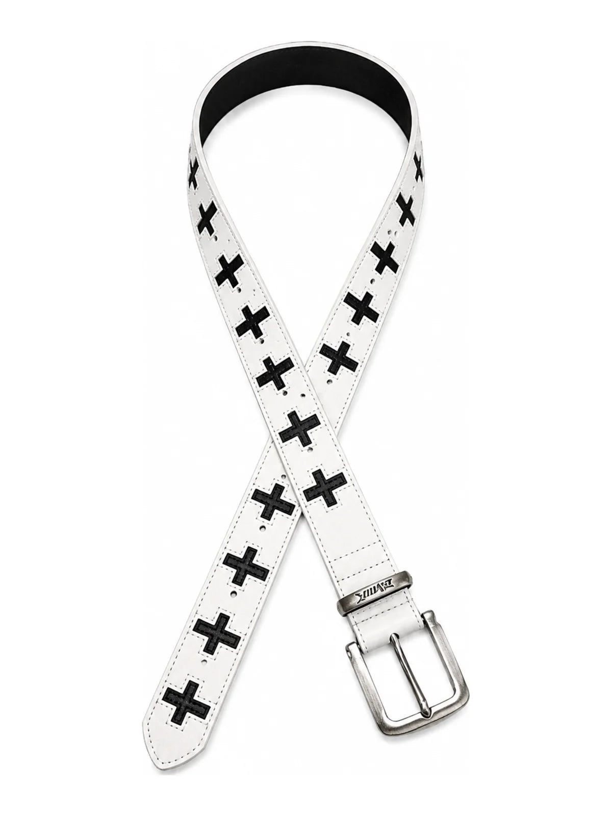 The Gothic Cross Leather Belt