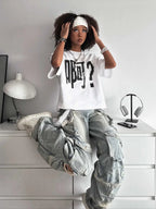 The Huh? Loose Graphic Tee