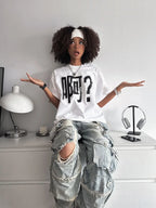 The Huh? Loose Graphic Tee