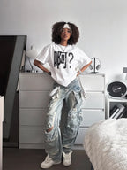 The Huh? Loose Graphic Tee