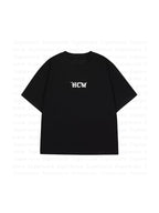 Black Rebel Bones Skeleton Graphic Tee, small chest mark, white background