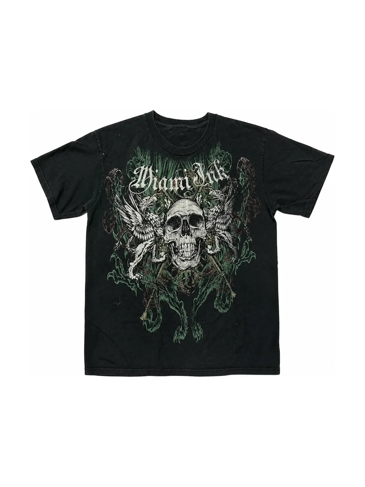 The Winged Relic Graphic Tee full garment on white background