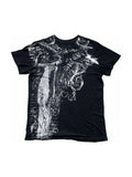 The Fallen Script Graphic Tee full garment on white background