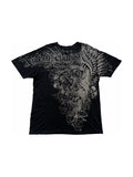The Midnight Reaper Graphic Tee full garment on white background