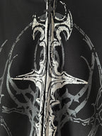 Black Gothic Sigil front graphic close-up