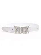 The Rhinestone FUCK Silver Belt