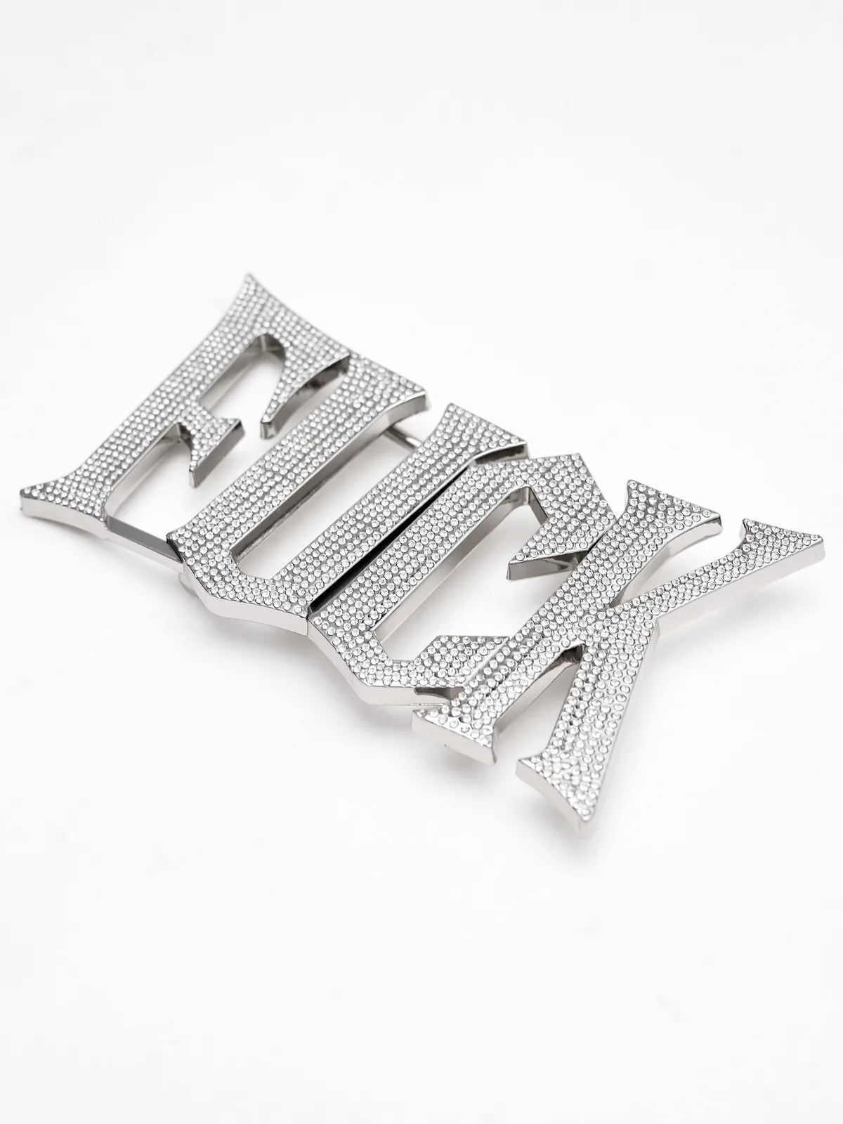 The Rhinestone FUCK Silver Belt