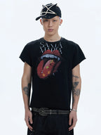 The Rock Tongue Punk Graphic Tee