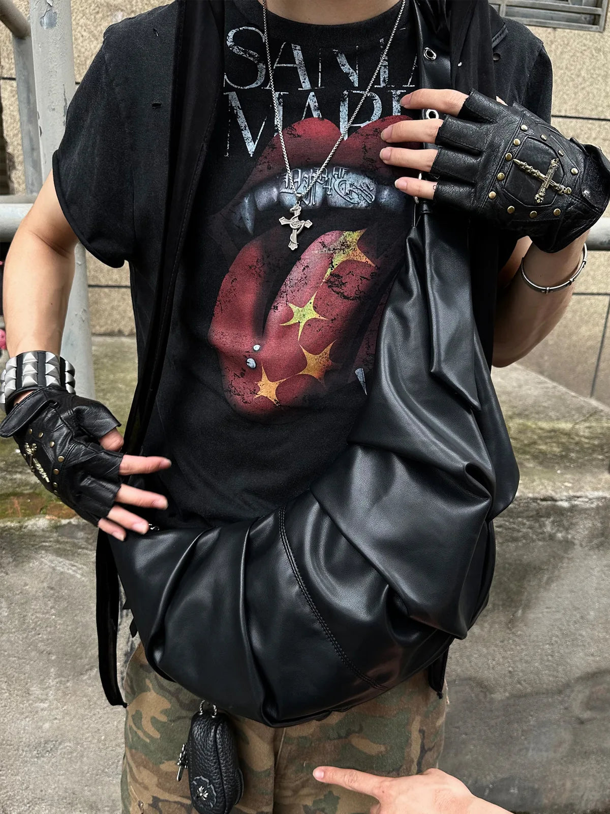 The Rock Tongue Punk Graphic Tee