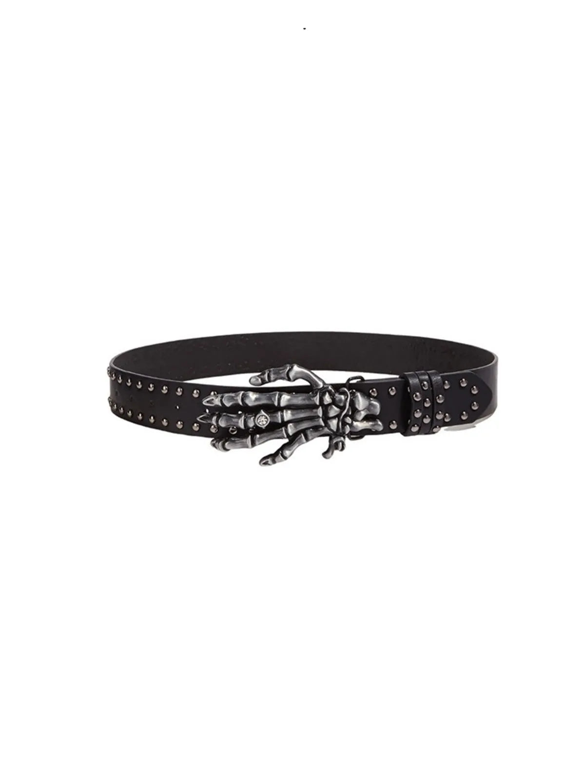 The Skeleton Hand Studded Belt