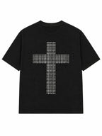 The Studded Cross Loose Graphic Tee