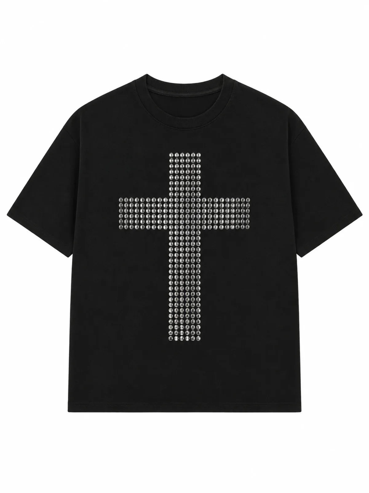 The Studded Cross Loose Graphic Tee