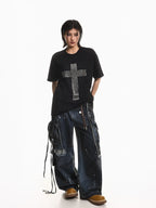 The Studded Cross Loose Graphic Tee