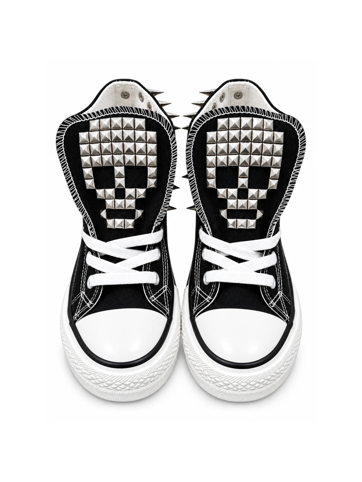 The Black Thorn Studded High-Tops