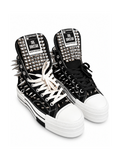 The Chrome Riot Studded High-Tops
