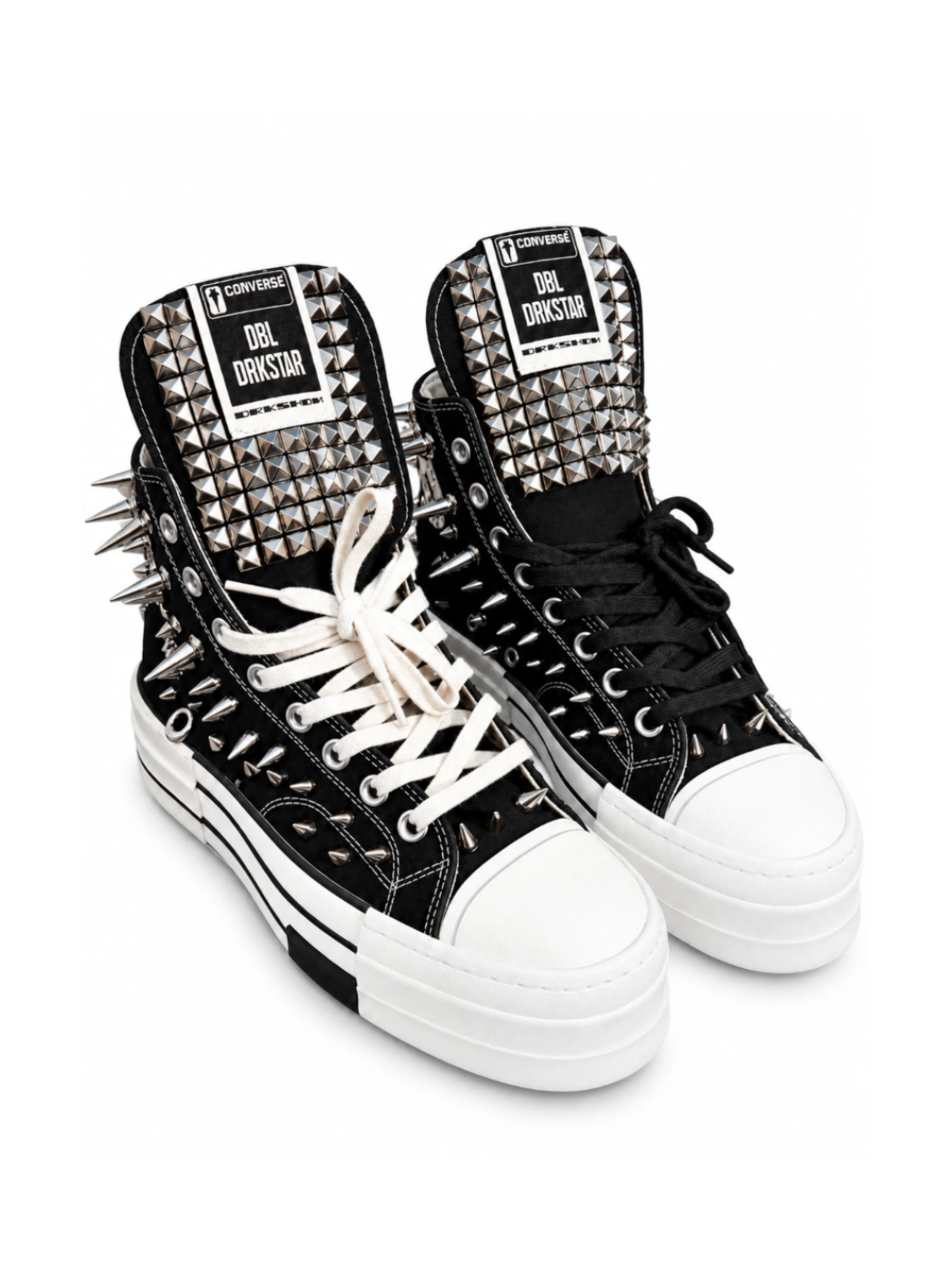 The Chrome Riot Studded High-Tops