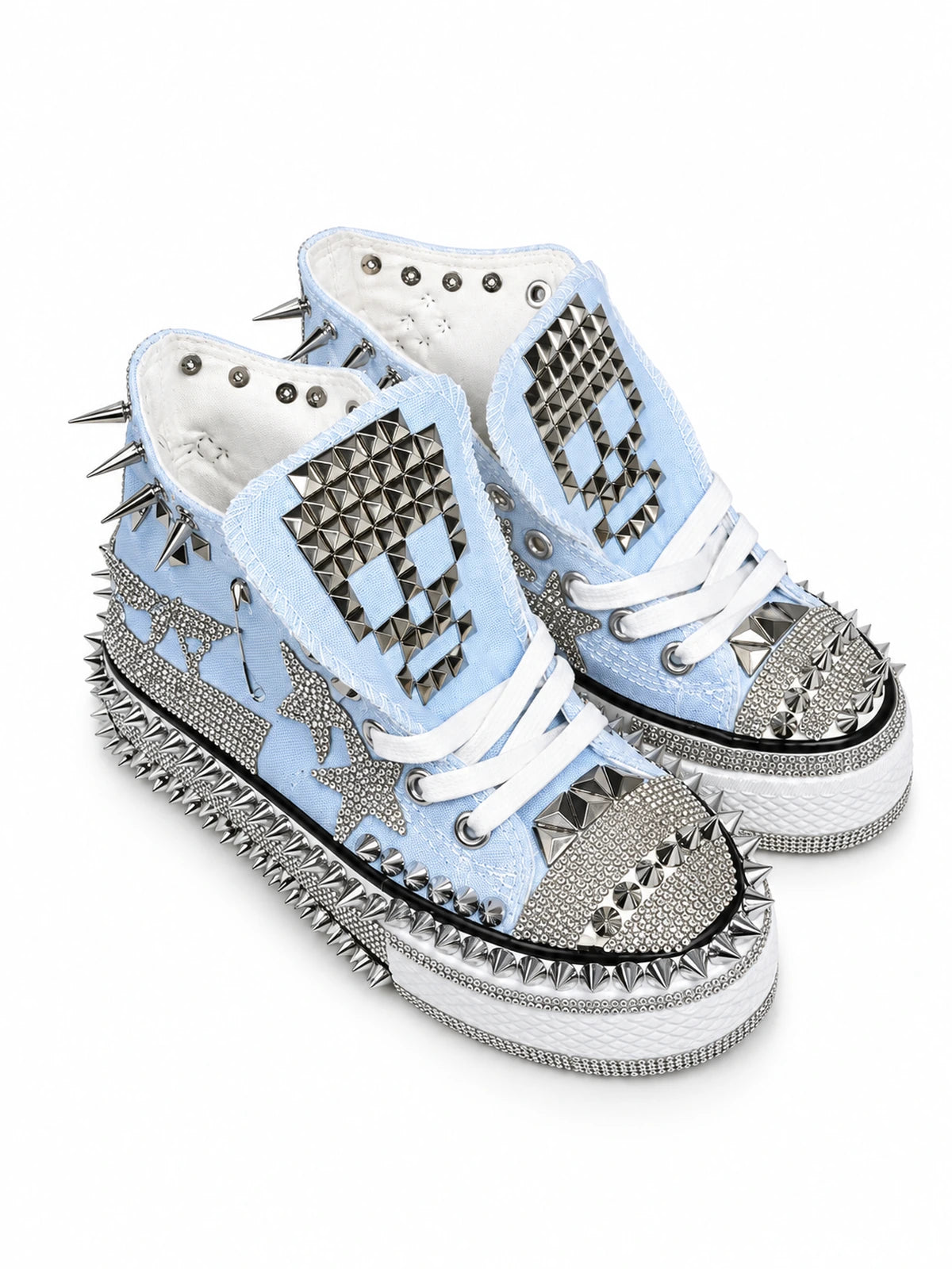 The Ice Halo Studded High-Tops