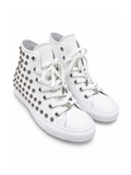 The Ivory Bloom Studded High-Tops