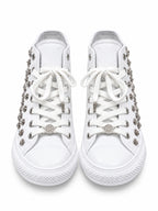 The Ivory Bloom Studded High-Tops