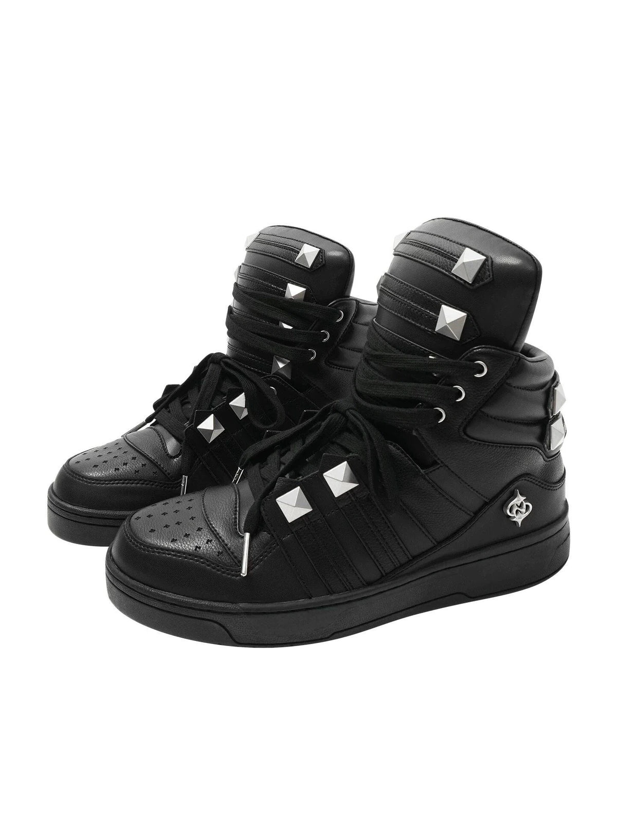 The Napoleon Studded High-Top Sneakers