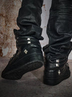 The Napoleon Studded High-Top Sneakers