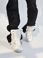 The Starlock Studded High-Top Sneakers